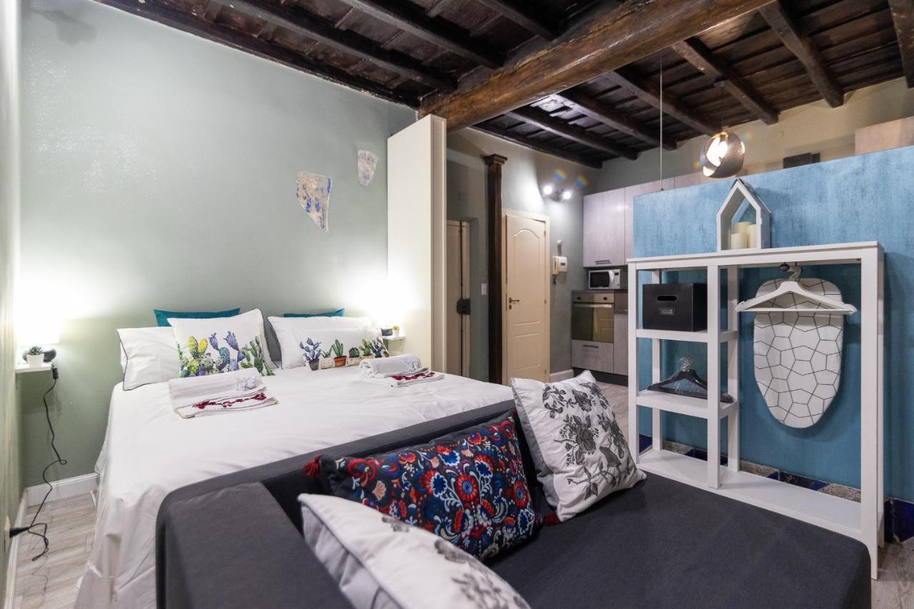 Romeathome Deluxe Suite Campo Dei Fiori Buitenkant foto